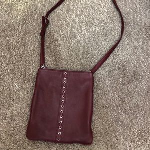 Burgundy Coach Crossbody